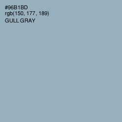 #96B1BD - Gull Gray Color Image